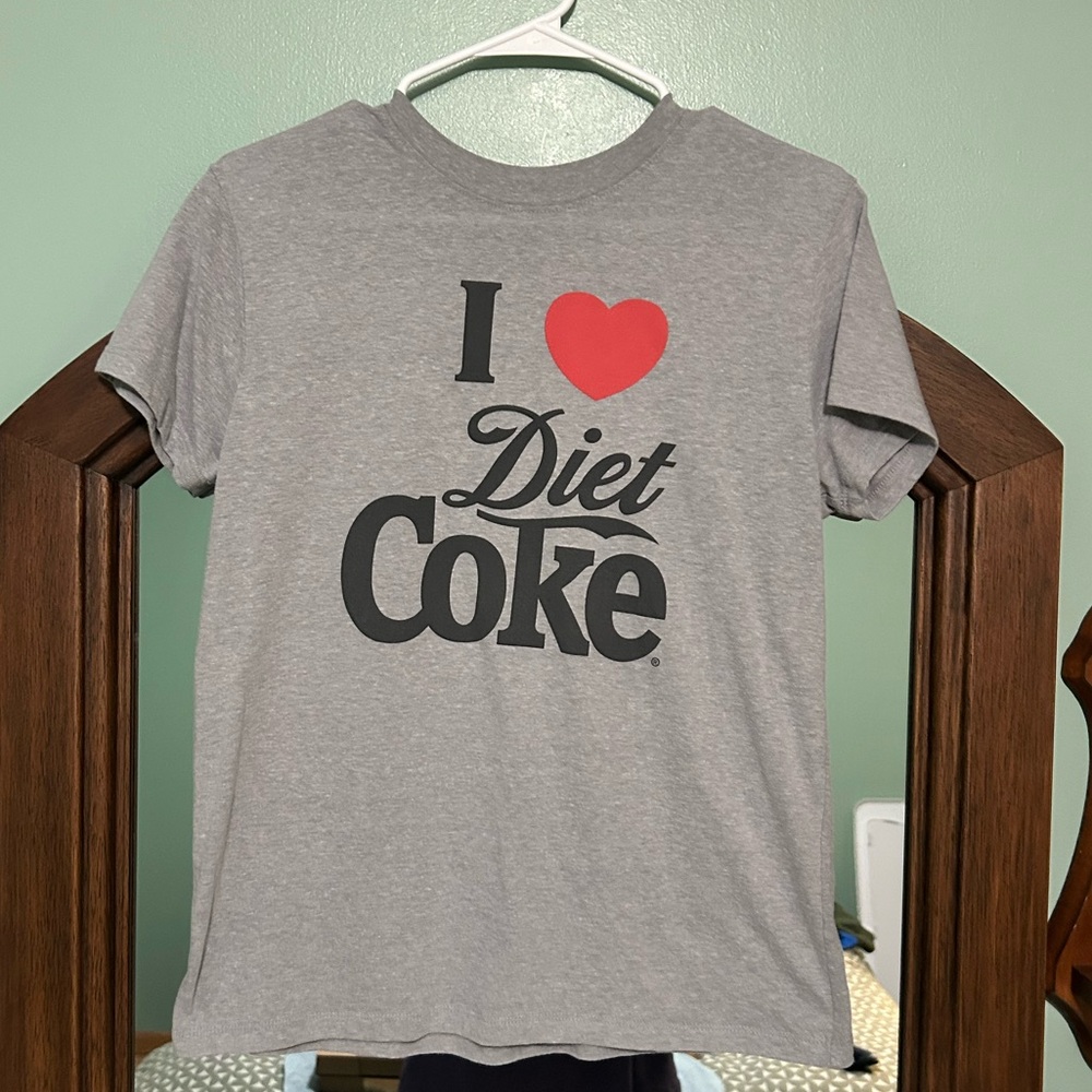 Coca Cola Gray and Red Women's Top